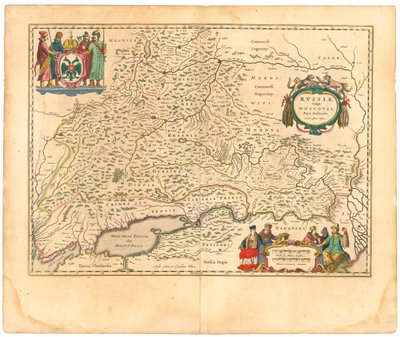 Mappa della Russia Da: Theatrum Orbis Terrarum..., 1645 da Willem Janszoon Blaeu