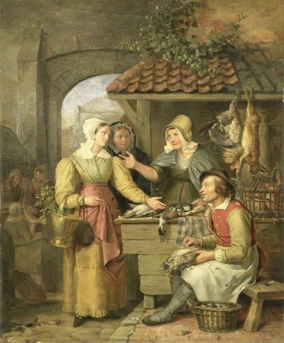 Il banco del pollame da Willem Jodocus Mattheus Engelberts
