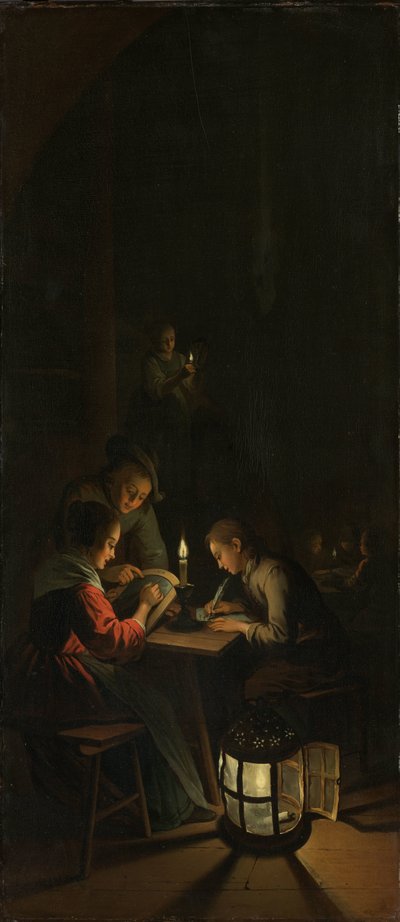 Trittico: Allegoria della formazione artistica da Willem Joseph Laquy