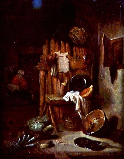 Interno di una Cucina da Willem Kalf