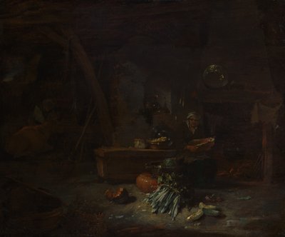 Interno di una cucina da Willem Kalf