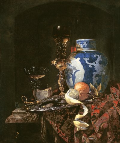 Natura Morta con Vaso di Porcellana Cinese da Willem Kalf