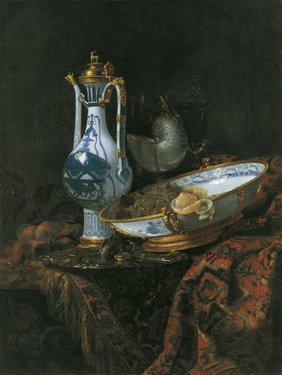 Natura morta con coppa di Nautilus da Willem Kalf
