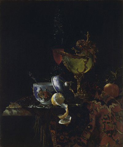 Natura morta con coppa di Nautilus da Willem Kalf