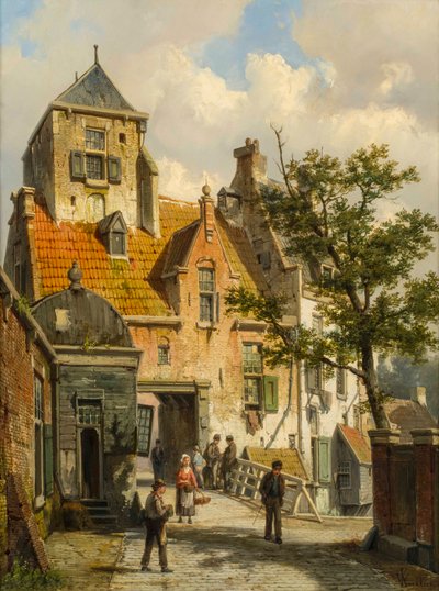 Una vista di Haarlem, 1891 da Willem Koekkoek