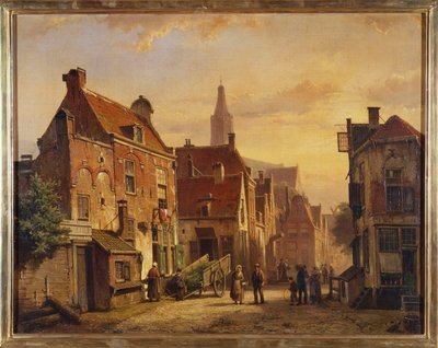 Scena di strada olandese da Willem Koekkoek