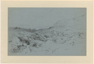 Paesaggio collinare con ruscello, vicino a Bergen in Norvegia da Willem Maris