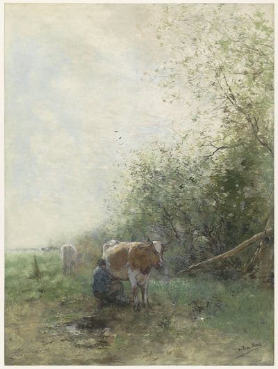 Ora della mungitura da Willem Maris