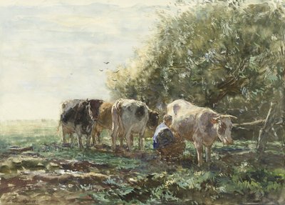 Il Recinto di Mungitura da Willem Maris