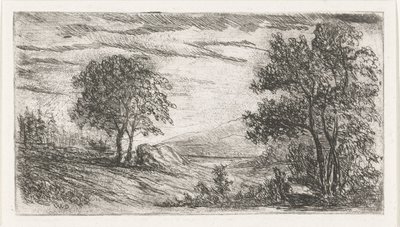Paesaggio collinare da Willem Matthias Jan van Dielen