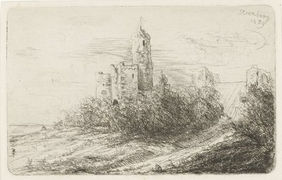 Rovina del castello di Stromberg da Willem Matthias Jan van Dielen