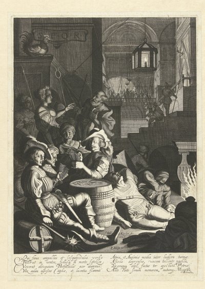 Pietro rinnega Cristo da Willem Outgertsz. Akersloot