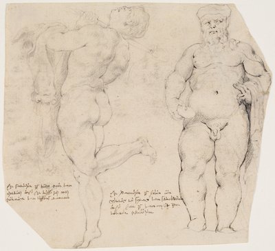 Satiro danzante e Sileno in piedi da Willem Panneels