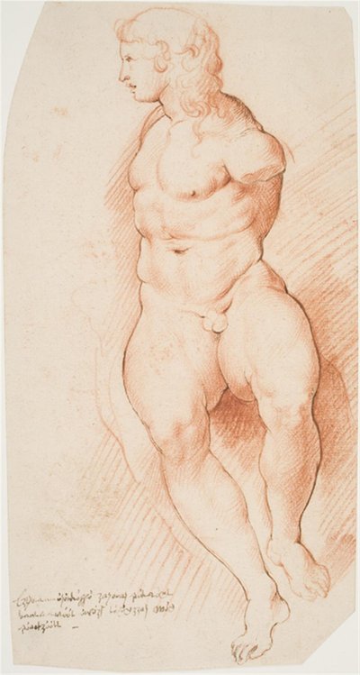 Uomo seduto – da una scultura antica da Willem Panneels