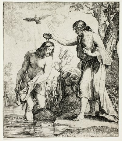 Il Battesimo di Cristo da Willem Panneels