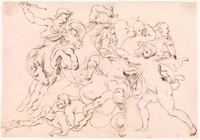 La battaglia delle Amazzoni da Willem Panneels