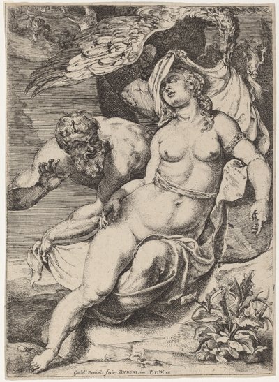 Giove e Antiope da Willem Panneels after Sir Peter Paul Rubens