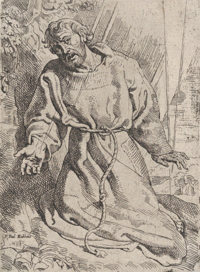 San Francesco riceve le stimmate, ca. 1613-14 da Willem Pietersz. Buytewech