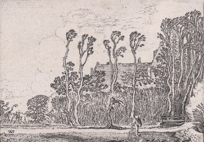 Il seminatore, da Verscheyden Landtschapjes Various Little Landscapes, Plate 5 da Willem Pietersz. Buytewech