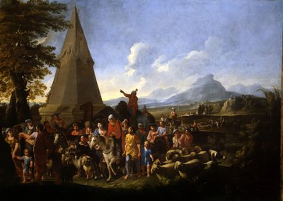 Giacobbe e la sua famiglia che entrano in Egitto da Willem Reuter