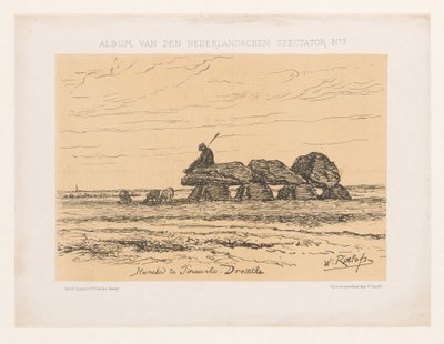 Dolmen a Tynaarlo in Drenthe (Album dello spettatore olandese n. 3) da Willem Roelofs (I)