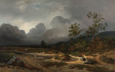 Paesaggio con temporale in arrivo da Willem Roelofs (I)