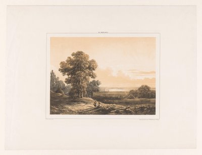 Paesaggio con due figure da Willem Roelofs (I)