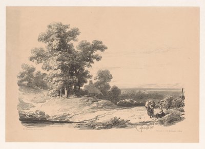 Paesaggio con due donne da Willem Roelofs (I)