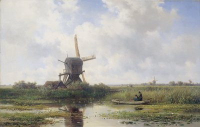 Il Fiume Gein, vicino ad Abcoude da Willem Roelofs (I)