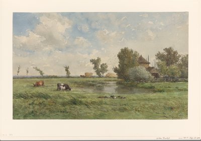 Prato con mucche da Willem Roelofs (I)
