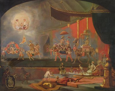 Dipinto ispirato alle miniature Moghul da Willem Schellinks