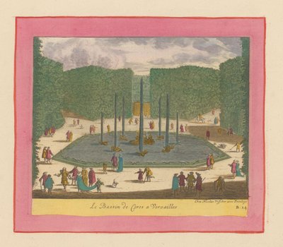 Becken und Brunnen der Ceres in den Gärten von Versailles da Willem Swidde