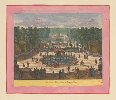 Drei Brunnen in den Gärten von Versailles da Willem Swidde