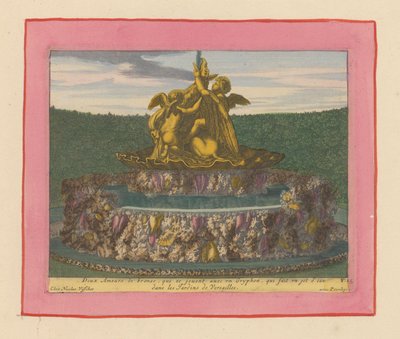 Brunnen mit zwei Putti, die mit einem Greif spielen da Willem Swidde