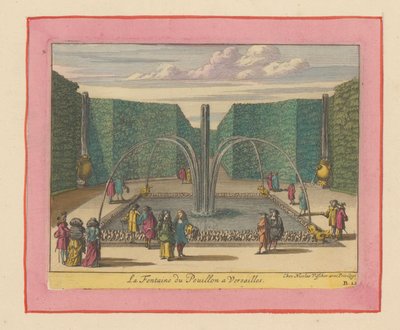 Brunnen von Pouillon in den Gärten von Versailles da Willem Swidde