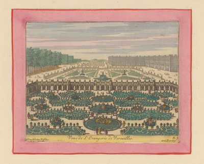 Ansicht der Orangerie von Versailles da Willem Swidde