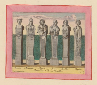 Hermes von Merkur, Minerva, Jupiter, Juno, Apollo und Daphne da Willem Swidde