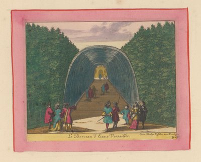 Wasserbecken in den Gärten von Versailles da Willem Swidde