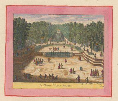 Wassertheater in den Gärten von Versailles da Willem Swidde