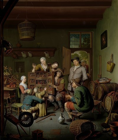 La scatola delle rarità da Willem Van Mieris