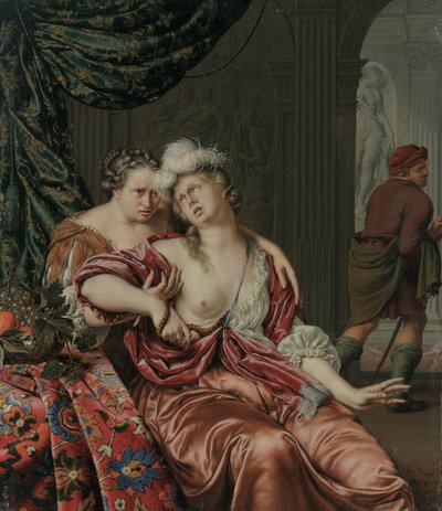 La morte di Cleopatra, 1694 da Willem Van Mieris
