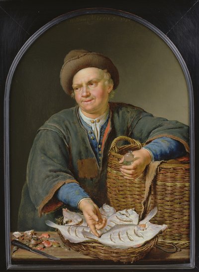 Il venditore di pesce da Willem Van Mieris