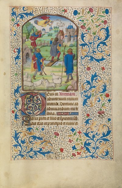 Die Verkündigung an die Hirten da Willem Vrelant