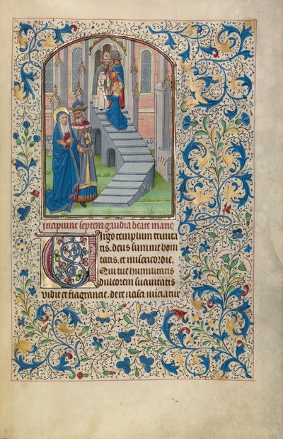 La presentazione della Vergine al Tempio da Willem Vrelant