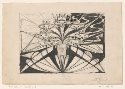 Sette teste di topo incoronate da Ludwig Willem Reymert Wenckebach