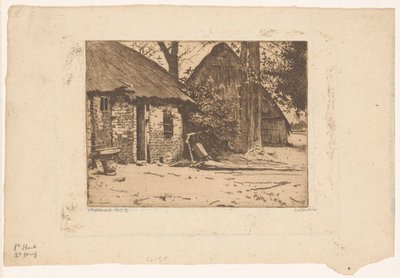 Fattoria con fienile nel Brabante da Willem Witsen (signed by artist)