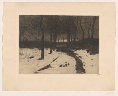 Sentiero nel bosco a Ewijkshoeve da Willem Witsen (signed by artist)