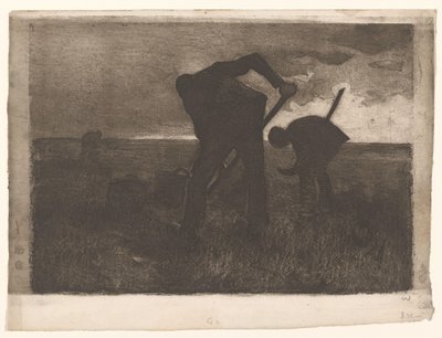 Tre raccoglitori di patate da Willem Witsen (signed by artist)