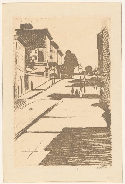 Veduta di Maison Street e dell