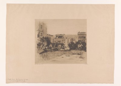 Veduta di Sutter Street a San Francisco da Willem Witsen (signed by artist)